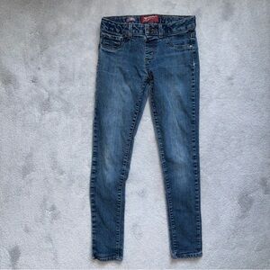 Arizona Jeans Co girls dark wash denim jeans